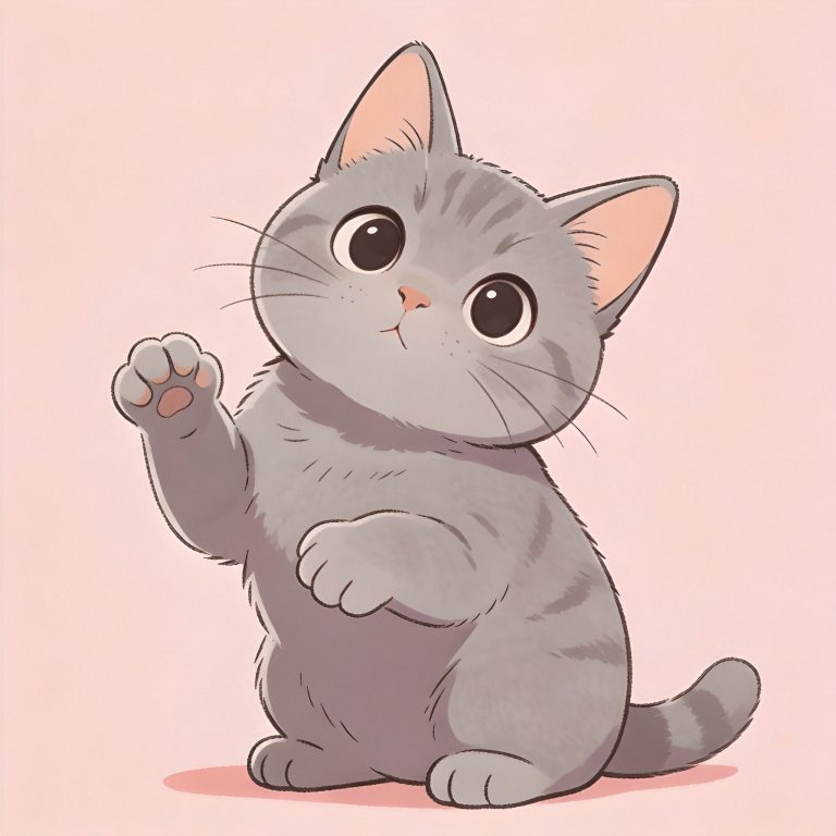 蓝垫上的猫咪? 慵懒午后